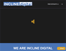 Tablet Screenshot of inclinedigital.com